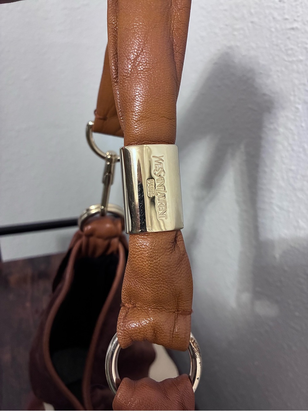 Yves Saint Laurent Mombasa St. Tropez Ruffle Hobo Bag — Tom Ford Era - Picture 3 of 11
